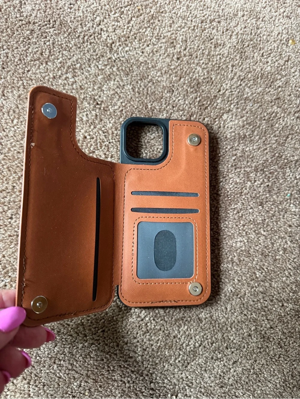 No Brand brown faux